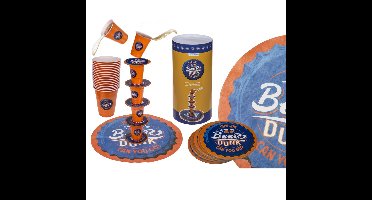 Drankspel beer dunk met 18 bekers