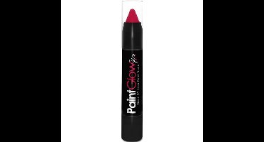 Face paint stick - neon roze - UV/blacklight - 3,5 gram - schmink/make-up stift/potlood