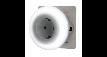 Grundig LED Nachtlamp met lichtsensor - 2x - 230v - kinderkamer - extra stopcontact