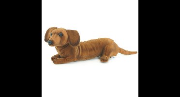 Hansa knuffel Teckel hond - 40 cm - pluche - knuffelhond - knuffeldier