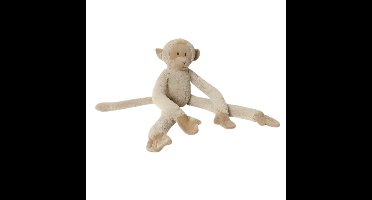 Happy Horse knuffel aap - beige - 85 cm - pluche - apenknuffel