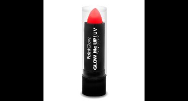 Lippenstift/lipstick - neon rood - UV/blacklight - 5 gram - schmink/make-up