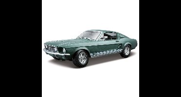 Modelauto Ford Mustang - groen - 1967 - schaal 1:18 - auto schaalmodel - speelgoedauto