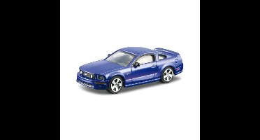 Modelauto Ford Mustang GT blauw 10 cm 1:43
