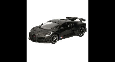 Modelauto/speelgoedauto Bugatti Divo Special Edition - zwart - 19 cm - schaal 1:24