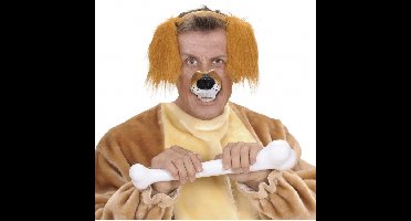 Plastic honden neus - verkleed neuzen - dieren - carnaval - dierenpak