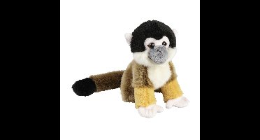 Pluche knuffel dier Squirrel aapje - 18 cm - Speelgoed apen/aapjes knuffelbeesten