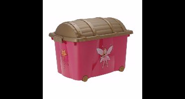 Prinsessen schatkist - 60 x 40 x 42 cm - 60 liter - kunststof - met deksel