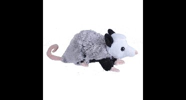 Wild Republic buidelrat knuffel - 13 cm - pluche - Opossum - knuffeldier - buideldieren