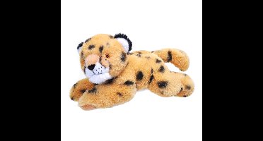 Wild Republic Eco-kins jachtluipaard/cheetah knuffel - 23 cm - pluche - knuffeldier