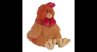 Wild Republic Knuffel kip - haan - dieren knuffels - pluche - 40 cm - zittend - kippen