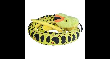 Wild Republic Pluche anaconda - knuffeltje - 280 cm - slangen knuffels