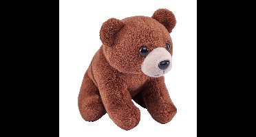 Wild Republic Pluche Beer - 13 cm knuffel - zacht - leuk cadeau