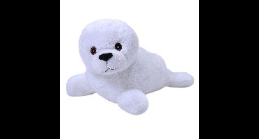 Wild Republic Pluche knuffel dier witte zeehond pup - 30 cm - zeehonden knuffels