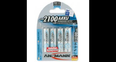 Ansmann AA 2100mAh 4 stuks in blister
