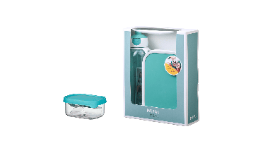 Mepal Campus - Lunchbox + Waterfles + Fruitbox - Turquoise