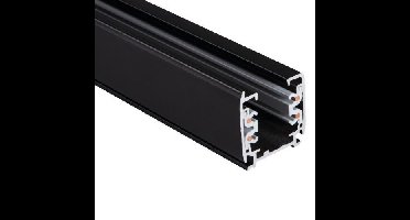 Spanningsrail Zwart 100 cm - 4-aderig - 3-fase
