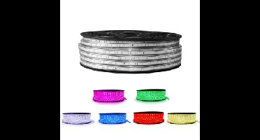 LED Strip 230 Volt - RGB - IP66 - 60xSMD5050/m