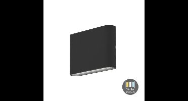 LED Wandlamp Callisto Zwart - Kleur instelbaar - 6 Watt - IP65