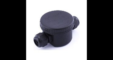 Lasdoos Spatwaterdicht - 2 flexibele ingangen 5-9 mm - Ø65x96x47mm - IP66