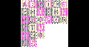Puzzelmat 86-delig Roze
