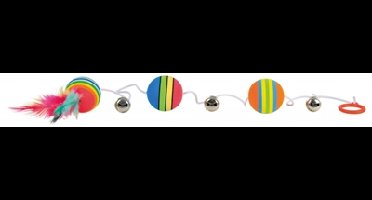 TRIXIE REGENBOOG BALLETJES AAN ELASTISCH KOORD 3 ST