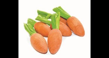 HAPPY PET CARROT NIBBLERS KNAAGHOUT 8X3X3 CM 6 ST