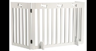 TRIXIE AFSLUITHEK WIT 3 PANELEN 82-124X61 CM