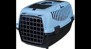 TRIXIE REISMAND CAPRI DONKERGRIJS / PASTELBLAUW 32X31X48 CM