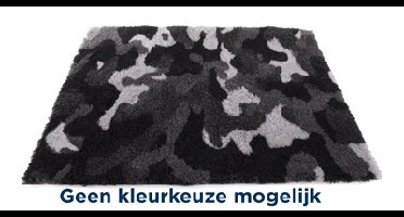 VETBED CAMOUFLAGE GRIJS 75X100 CM