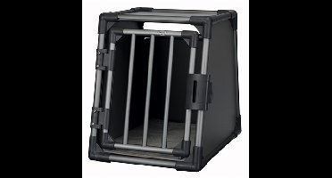 TRIXIE VERVOERSBOX ALUMINIUM GRAFIET S 61X48X56 CM