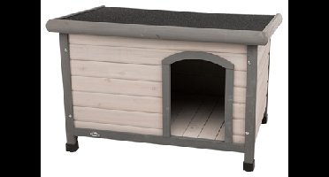 TRIXIE NATURA HONDENHOK CLASSIC PLAT DAK GRIJS 104X68X72 CM