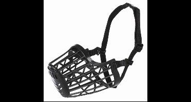 TRIXIE MUILKORF KUNSTSTOF ZWART XS