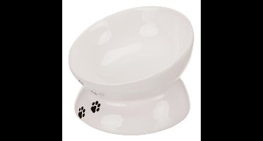 TRIXIE VOERBAK KAT WIT 150 ML 13 CM