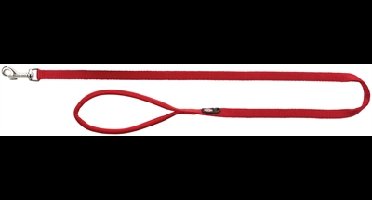 TRIXIE HONDENRIEM PREMIUM ROOD 100X2 CM