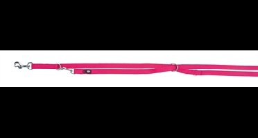 TRIXIE HONDENRIEM PREMIUM VERSTELBAAR FUCHSIA 200X2,5 CM