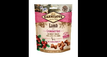 CARNILOVE CRUNCHY SNACK LAM / CRANBERRIES 200 GR
