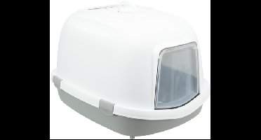 TRIXIE KATTENBAK PRIMO XXL MET KAP GRIJS / WIT 71X56X47 CM