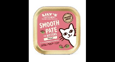 LILY'S KITCHEN CAT KITTEN SMOOTH PATE CHICKEN 19X85 GR