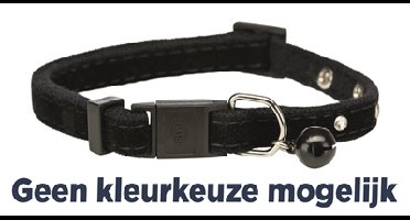 TRIXIE HALSBAND KAT FLUWEEL MET STRASS STEENTJES ASSORTI 4 ST