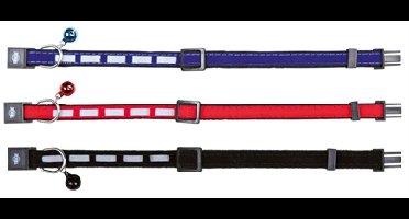 TRIXIE HALSBAND KAT SAFER LIFE FLUWEEL REFLECTEREND ASSORTI