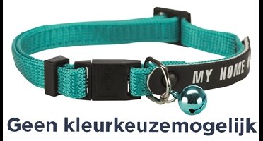 TRIXIE HALSBAND KAT MY HOME MET ADRESFLAP ASSORTI