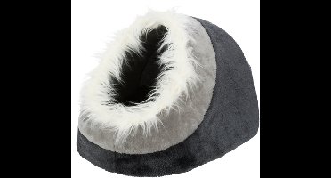 TRIXIE KATTENMAND IGLO MINOU DONKERGRIJS / LICHTGRIJS 35X26X41 CM