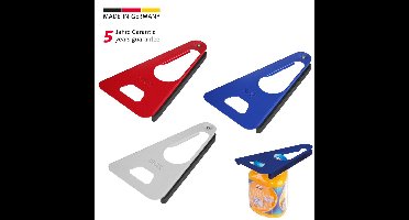 Westmark Universeel Opener 6-in-1 Rood/Blauw/Wit