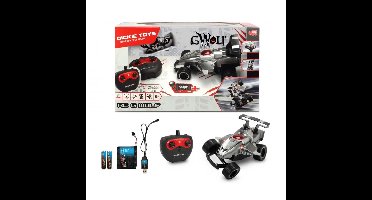 Dickie Toys RC G-Wolf Raceauto + Licht Zilver/Zwart