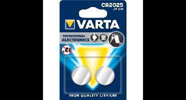 Varta CR2025 Knoopcelbatterijen 2 Stuks
