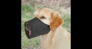 TRIXIE MUILKORF POLYESTER ZWART 16-40 CM 2 ST