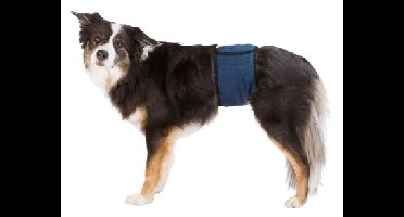 TRIXIE PLASBAND VOOR REUEN MESH DONKERBLAUW L 55-65 CM 2 ST