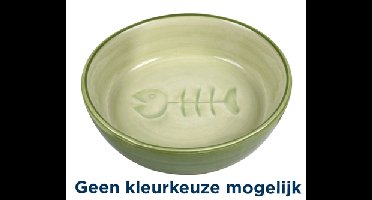 TRIXIE VOERBAK / WATERBAK VISGRAAT KERAMIEK ASSORTI 13 CM 200 ML 4 ST