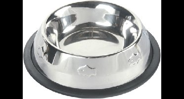 TRIXIE VOERBAK / WATERBAK RVS 15 CM 200 ML 4 ST